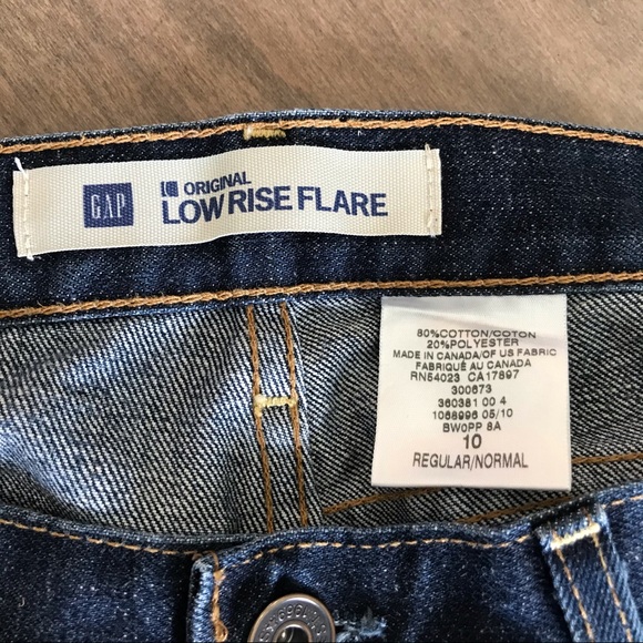 Gap Low Rise Flare with Floral Embroidery-Sz10 - Picture 8 of 10